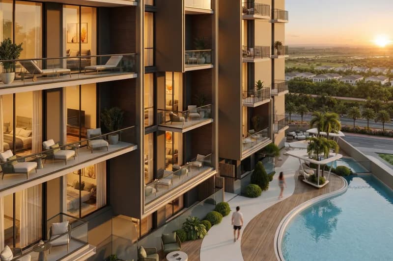 Lawncrest residences and pool